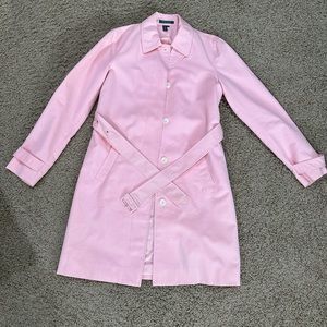 Pink Ralph Lauren Trench Coat